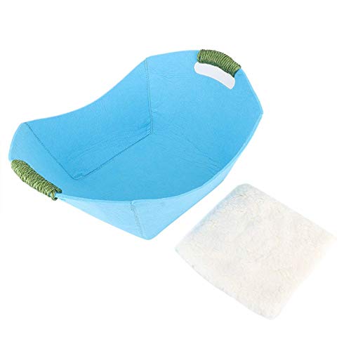 Qinlorgon 【Venta del día de la Madre】 R al Aire Libre con dispensador Ligero de rubíes para Perros, Caja para Bolsas de Basura para Mascotas, Bolsa para desechos de Mascotas para Perros(Sky Blue)