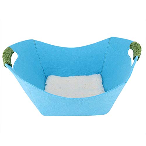 Qinlorgon 【Venta del día de la Madre】 R al Aire Libre con dispensador Ligero de rubíes para Perros, Caja para Bolsas de Basura para Mascotas, Bolsa para desechos de Mascotas para Perros(Sky Blue)