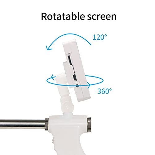 QMZDXH Kit De Inseminación Artificial: Pistola Inseminación Visual Profesional, Herramientas Inseminación Artificial para Animales con Pantalla, Fácil Monitoreo para Vacas/Ganado, Caballos, Burros