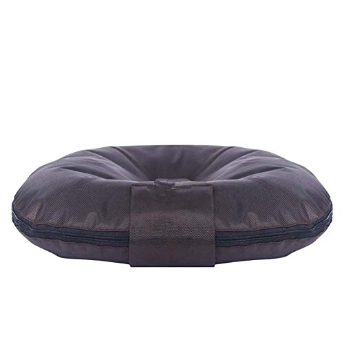 Queta Cama redonda para perro，Nido de Donut para medianos y grandes perros, resistente a la humedad y transpirable, sofá para perro con funda extraíble lavable a máquina, 110 cm x 100 cm x 10 cm