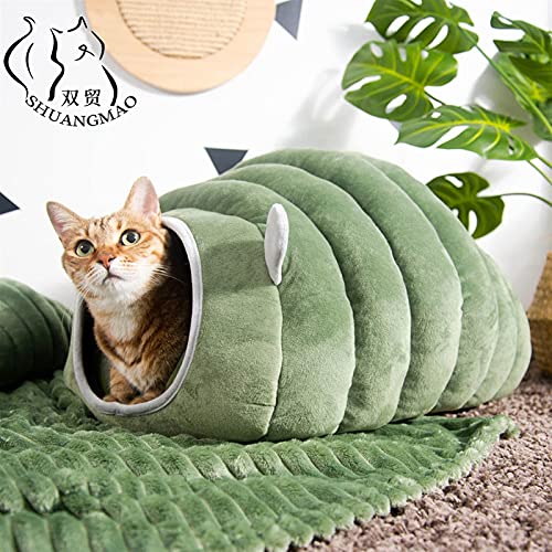 QWEQWE SHUANGMAO 3 Estilos CABA CABA CASA DE Pet Pet Invierno COLLABLE Completa Cable del Cable para PEQUEÑOS PEQUEÑOS para Interior PEQUEÑOS Mat Calva Calva Calva Productos DE DORMENTO