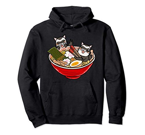 Ramen Hurón Mascota Sudadera con Capucha