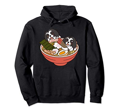 Ramen Lhasa Apso Perro Sudadera con Capucha