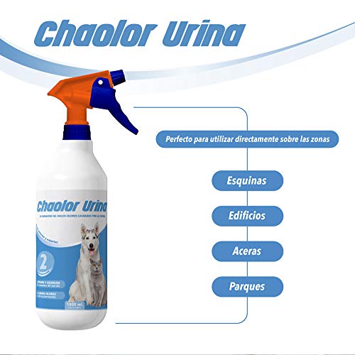 Rc Ocio Spray Neutralizador Enzimatico de Olores para orina, heces o vómitos de Perros y Gatos/eliminador de Malos olores producido por el Pipi de Las Mascotas para Interior y Exterior (5 litros)