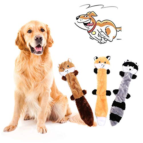 Relleno Juguetes para Masticar Perros, Juguetes para Perros de Peluche Chillones, Juguete para Perros sin Relleno, Juguetes de Peluche para Perros Sin Relleno, para Cachorros Perros Pequeños Medianos