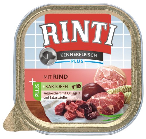 RINTI Carne de Vacuno y Patatas, 9 x 300 g.