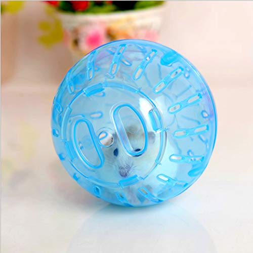 RoadLoo Bola Hámster, 2pcs Hamster Run Ball Plástico Pelota de Fitness Hamster Pelota Ejercicio para Animales Pequeños Juguete Interactivo para Hámster 12 cm de diámetro para Hamster Rata Jerbo