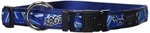 Rogz Disfraz 1 "Respuesta Armada Side-Release Fashion Collar de Perro, Talla XL, Azul Marino Zen