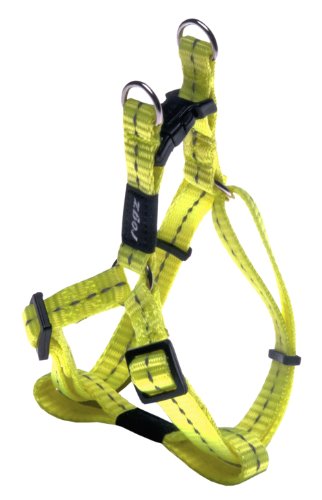 Rogz Utilidad pequeña 3/8-inch NITELIFE Reflectante Ajustable Perro Step-in-Harness