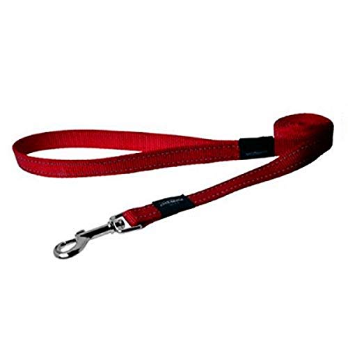 Rogz Utility - Correa para Perro, Color Rojo