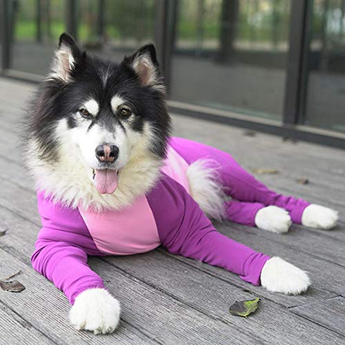 Ropa de Perro Grande Mono Pijama Traje de Perro Grande Border Collie Samoyedo Husky Labrador Golden Retriever Alaskan Malamute Ropa