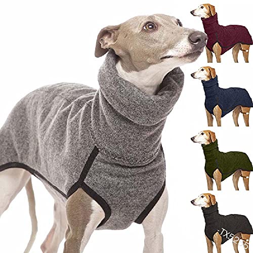 Ropa para Mascotas de Cuello Alto para Perros medianos Grandes Abrigo de Invierno cálido para Perros Grandes Faraón Hound Gran danés Jerseys Suministros para Mascotas