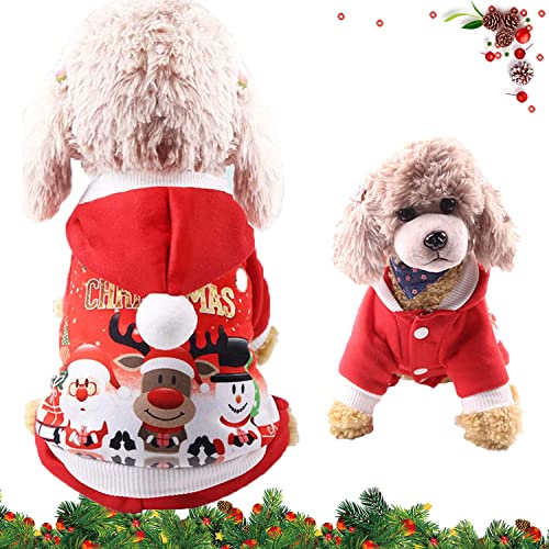 Ropa para Mascotas Navidad, Ropa Perros Navidad, Traje Navidad Perro Pequeño, Perro Navidad Disfraz, Disfraz Papá Noel Pet, Disfraz Navidad Mascotas, Disfraz Perro Gato de Navidad