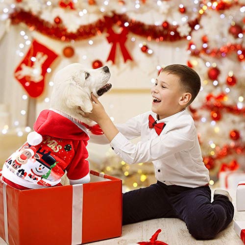 Ropa para Mascotas Navidad, Ropa Perros Navidad, Traje Navidad Perro Pequeño, Perro Navidad Disfraz, Disfraz Papá Noel Pet, Disfraz Navidad Mascotas, Disfraz Perro Gato de Navidad