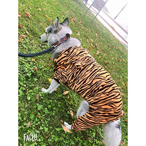 Ropa para perros abrigo Ropa para perros grandes traje de invierno para perros grandes Cosplay de tigre disfraz divertido para perros Shiba Inu Samoyedo Husky Golden Retriever ropa para mascotas