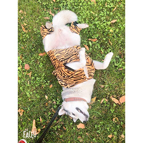 Ropa para perros abrigo Ropa para perros grandes traje de invierno para perros grandes Cosplay de tigre disfraz divertido para perros Shiba Inu Samoyedo Husky Golden Retriever ropa para mascotas