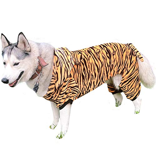 Ropa para perros abrigo Ropa para perros grandes traje de invierno para perros grandes Cosplay de tigre disfraz divertido para perros Shiba Inu Samoyedo Husky Golden Retriever ropa para mascotas