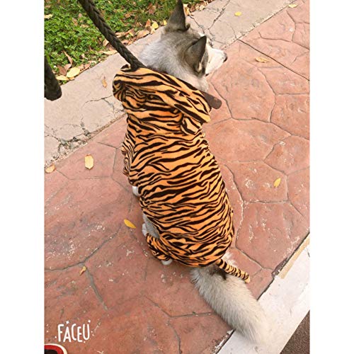 Ropa para perros abrigo Ropa para perros grandes traje de invierno para perros grandes Cosplay de tigre disfraz divertido para perros Shiba Inu Samoyedo Husky Golden Retriever ropa para mascotas