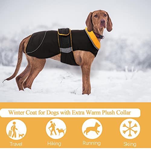 Ropa para Perros, Chaqueta para Perros, Abrigo para Perro Impermeable, Abrigos para Perros cálidos Chaquetas para Perros pequeñas, Medianas y Grandes Chaleco para Nieve a Prueba de Viento