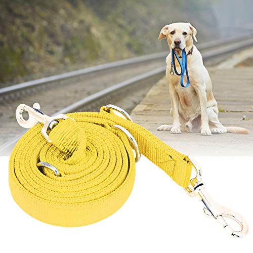 ROSEBEAR Correa para Perros Correa para Caminar con Doble Hebilla Correa de Nailon para Entrenamiento de Mascotas Duradera para Cachorros Enseñanza para Acampar 2 M