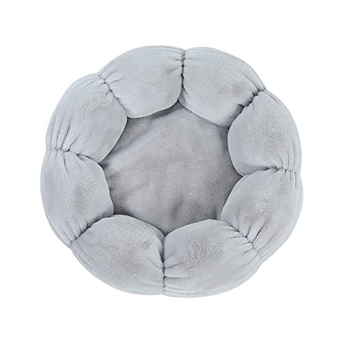 Ruankenshop Cueva Gato Caseta Perro Interior Suave Cama del Perro Portátil Cama de Perro De Lujo Cama del Perro Perro Camas Esponjoso Gato Cama Perro sofá Cama 40,Grey