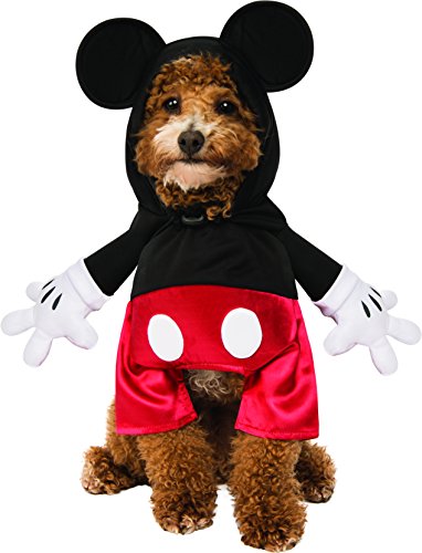 Rubie'S Disfraz Oficial de Disney Mickey Mouse Paso en Mascota para Perro, tamaño Mediano, 200 g