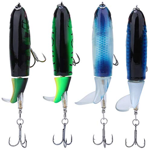 Ruiqas Señuelo de pesca 4 unids 13g/10 cm ABS plástico flotante lápiz realista artificial cebo duro pesca señuelo Swimbait accesorio kit