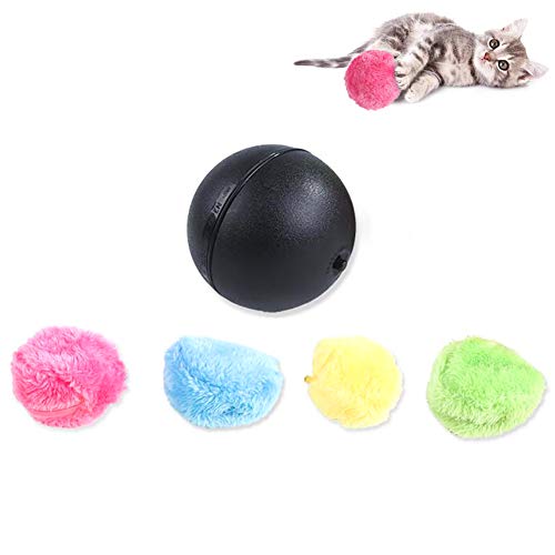 Ruiting Magic Roller Ball,Bola para Mascotas de Rodillos Automática,Bola mágica para Perros y Gatos,Juego Bola Juguetes para Mascotas (Color Aleatorio)