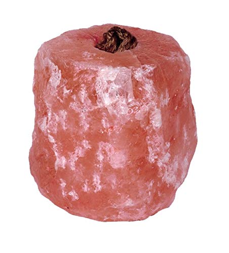 SALTEAN Sal rosa natural de caballos, sal de forma natural con fuerte cuerda para colgar, apto para todos los animales, 1 kg