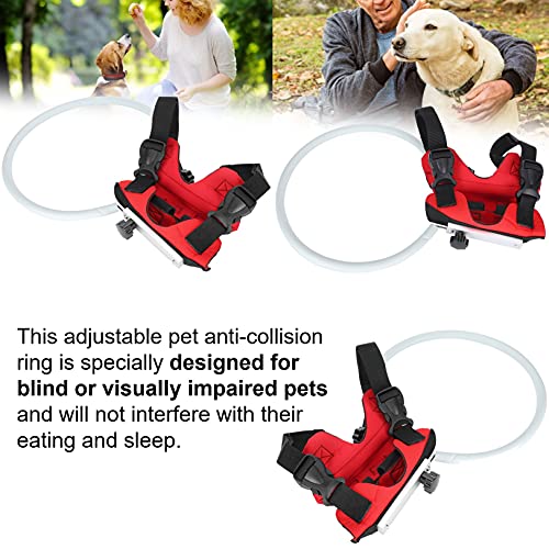 SALUTUYA Chaleco Ajustable, Arnés Protector para Mascotas, Cinturón de Corbata Tipo Enchufe, Accesorio Protector para Mascotas(MYFZ02 Red, S)