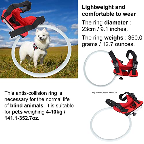 SALUTUYA Chaleco Ajustable, Arnés Protector para Mascotas, Cinturón de Corbata Tipo Enchufe, Accesorio Protector para Mascotas(MYFZ02 Red, S)