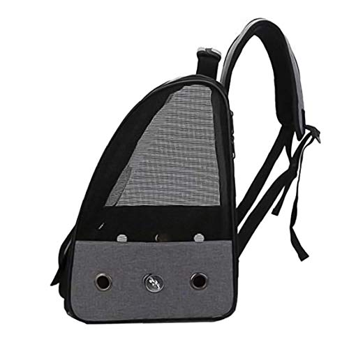 Sanfiyya Bird Jaula de Viaje en Transporte Mochila con el Soporte portátil Ligero y Transpirable para Aves de compañía Loro Gris Suministros para Mascotas