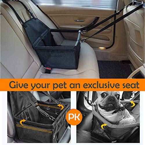 SaponinTree Asiento del Coche de Seguridad para Mascotas Perro Gato, Impermeable Protector de la Cubierta del Asiento del Perro para Viaje, Protector de Asiento de Coche para Mascota Perro Gato