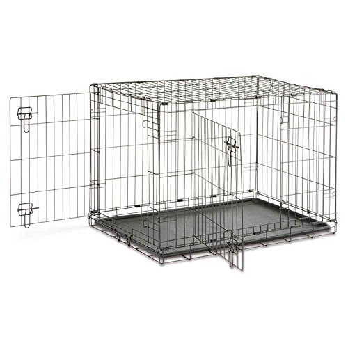 Savic Perro Cottage 107 Cm Caja de Perro Negro Recubierto en Polvo 107 X 72 X 79 Cm