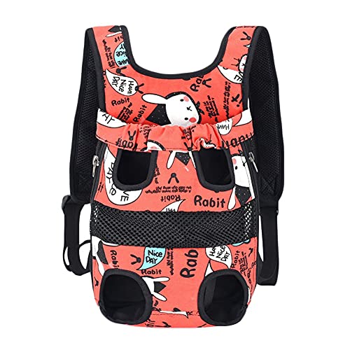 Savlot Mochila transportadora para Mascotas Bolsa para el Pecho para Mascotas Bolsa transportadora para Mascotas Mochila transportadora Ajustable para Gatos y Perros Mochila para Viaje para Mascotas