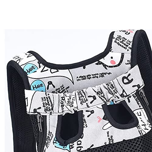 Savlot Mochila transportadora para Mascotas Bolsa para el Pecho para Mascotas Bolsa transportadora para Mascotas Mochila transportadora Ajustable para Gatos y Perros Mochila para Viaje para Mascotas