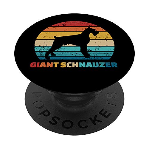 Schnauzer gigante de época PopSockets Agarre y Soporte para Teléfonos y Tabletas