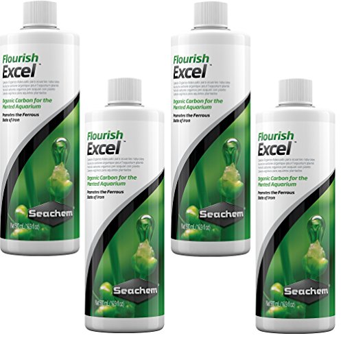 Seachem Flourish Excel 500 botellas de mililitro (paquete de 4)