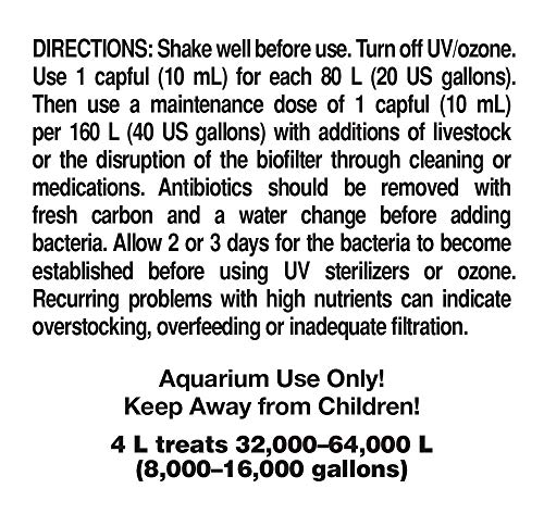 Seachem Líquido de Biodegradación Prístino, 4 L