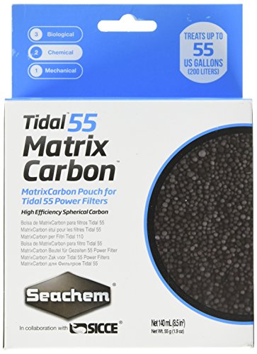 Seachem Matrix Carbon Tidal 55 Filter - Activated Spherical Carbon Bead 140 ml