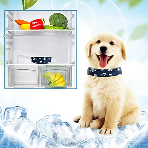 seaside Collar de refrigeración para perros, refrescante, ajustable, para verano, para mascotas