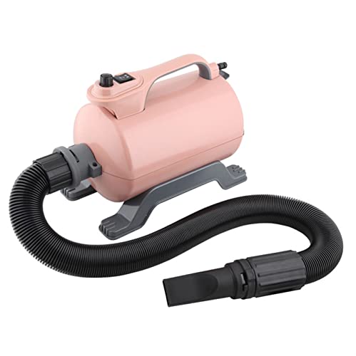 Secador de Pelo for Perros Gato Aseo Cuidado secador de Pelo Ion Negativo Gato Agua soplado máquina 220 0w 1800w Secador de Pelo de Mascotas de Tono Ligero (Color : Pink SHD-2600P)