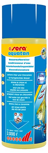 Sera AQUATAN - Desolador de presión de Gran Alcance, 5 ml por 20 litros – para Siempre Seguro, Claro y fischgerechtes Agua Dulce y Marina