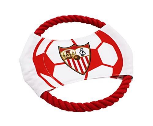 Sevilla, Juguete de Cuerda para Mascota Perro o Gato Producto Oficial Sevilla Fútbol Club (CyP Brands)