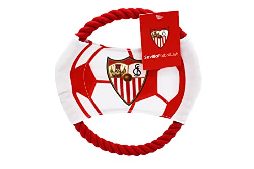 Sevilla, Juguete de Cuerda para Mascota Perro o Gato Producto Oficial Sevilla Fútbol Club (CyP Brands)