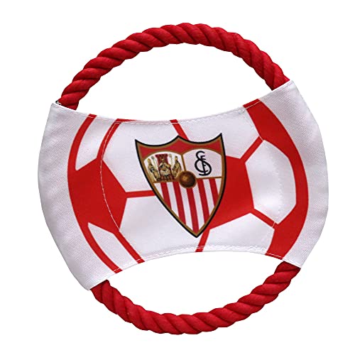 Sevilla, Juguete de Cuerda para Mascota Perro o Gato Producto Oficial Sevilla Fútbol Club (CyP Brands)