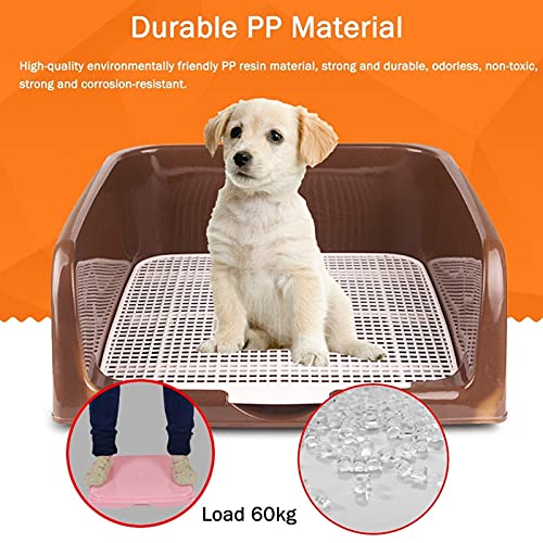 SFSGH Orinal de plástico para Perros, Caja de Arena para Animales pequeños, Conejos, Conejillos de Indias y Hurones - Bandeja de Entrenamiento para orinales de Inodoro para Cachorros de