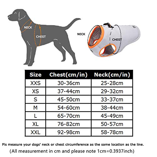 shuxuanltd Chaleco Perro Refrescante Ropa para Perros Chaleco de refrigeración para Perros Mediano Chalecos para Perros Abrigos Frescos para Perros Green,Large