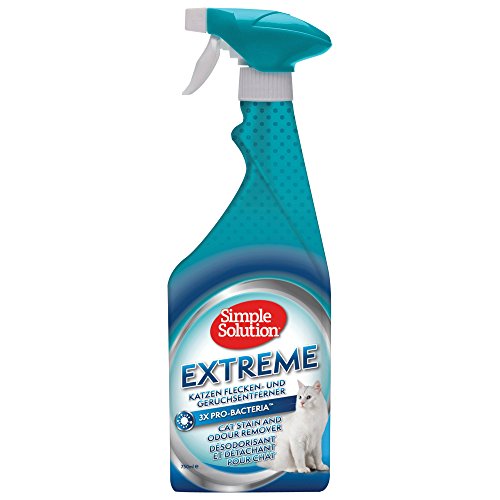 Simple Solution Eliminador de manchas y olores Extreme para gatos 750 ml 200 g