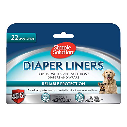 Simple Solution pañales Desechables para Perro, Ultra Absorbente, Paquete de 22